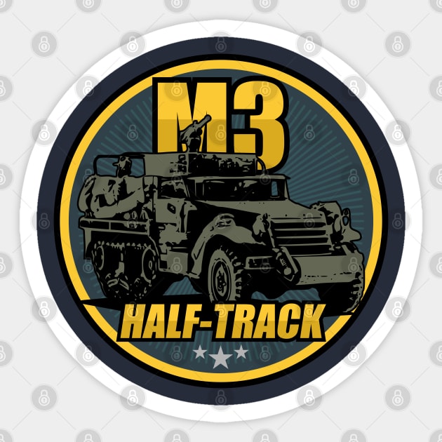 M3 Half-track Sticker by TCP